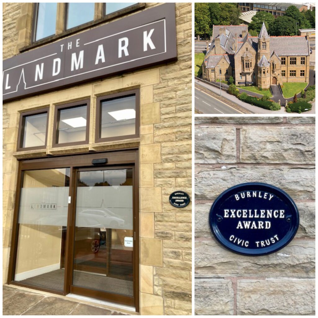 We are thrilled to have received the Burnley Civic Trust Excellence Award for our beautiful Grade II listed building